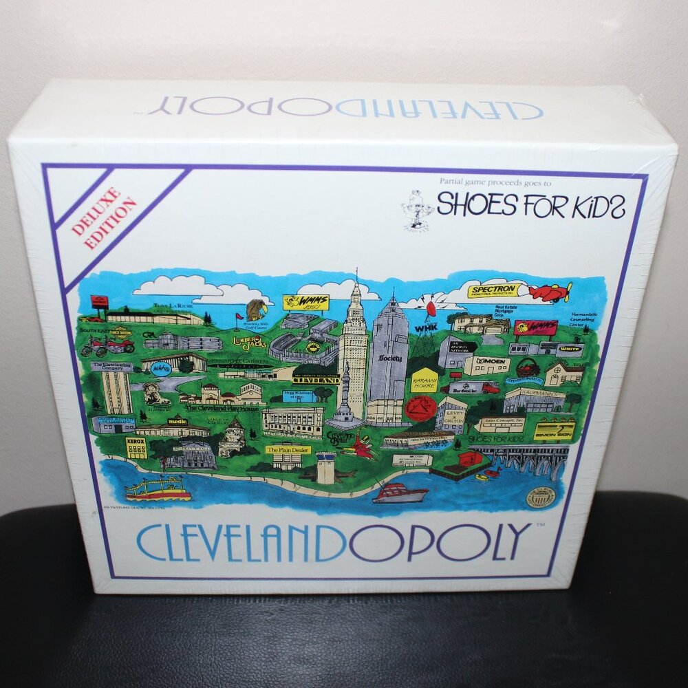 3/$88❤️sealed 1992 Deluxe Edition CLEVELANDOPOLY Board Game Ohio Local Edition